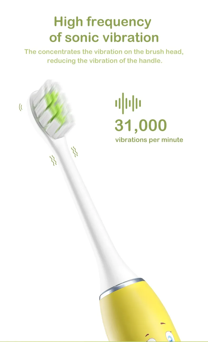 T2 smart automatic kids electric toothbrush