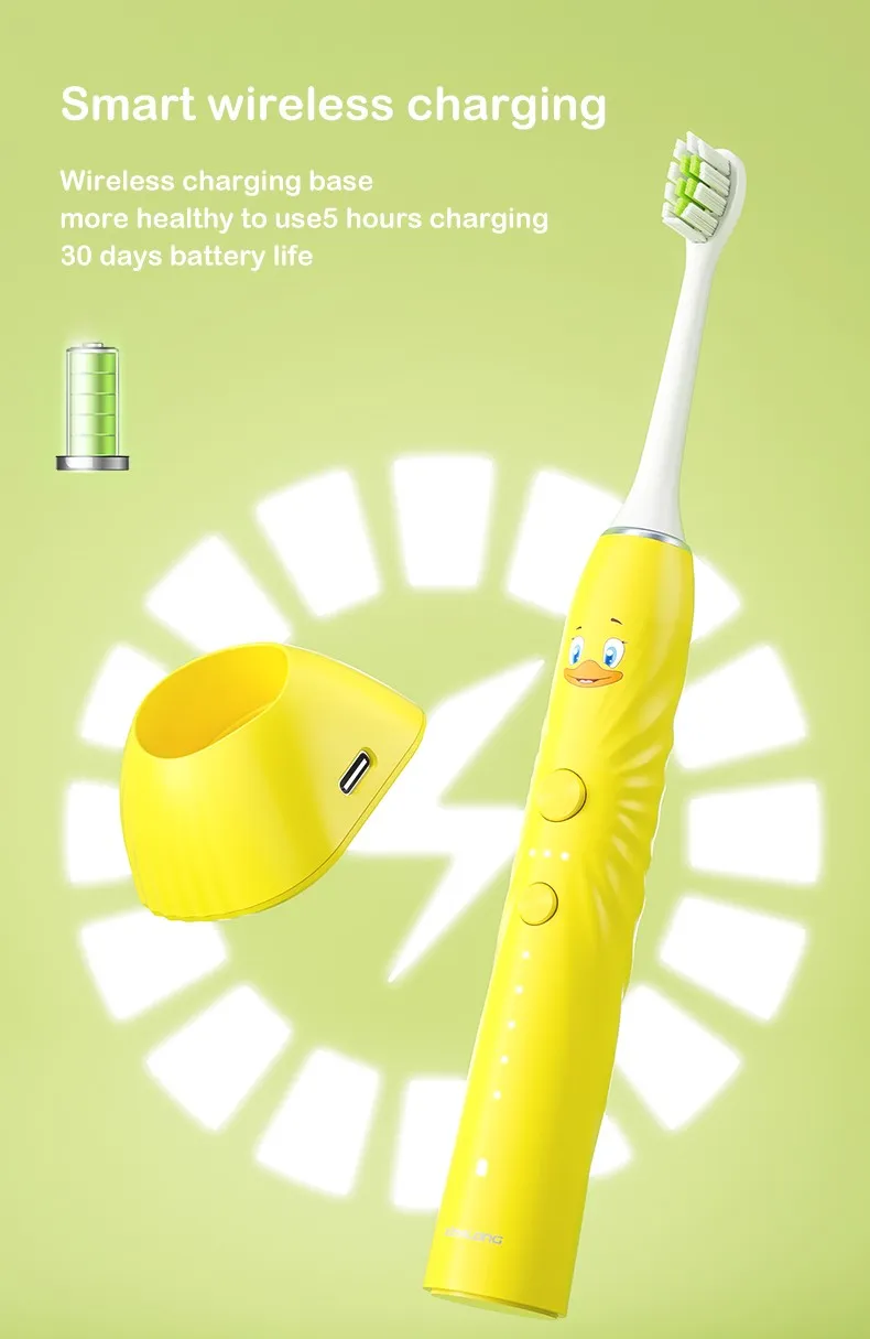 T2 smart automatic kids electric toothbrush