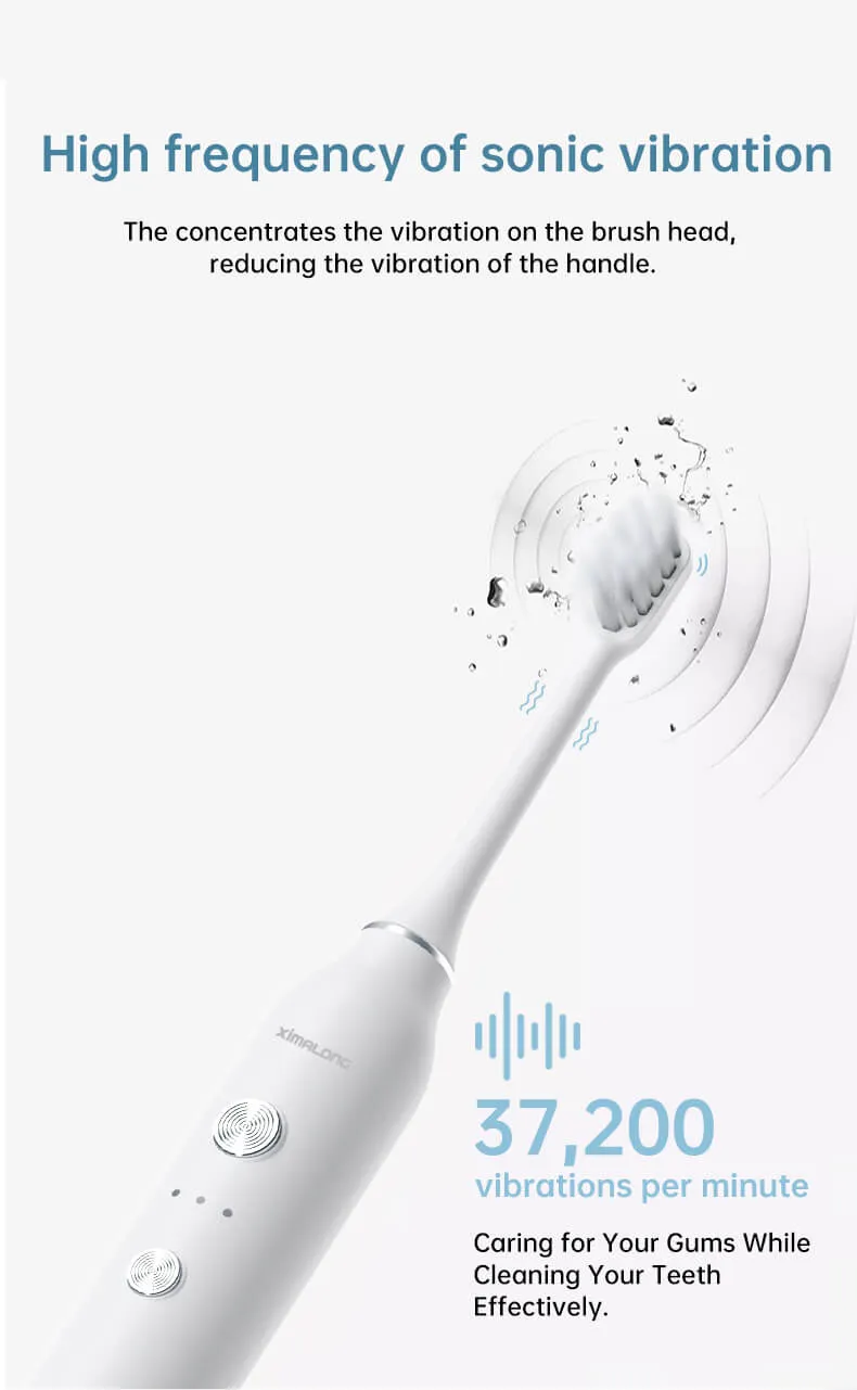 T8 S18 whitening adult sonic electric toothbrush with toothbrush head