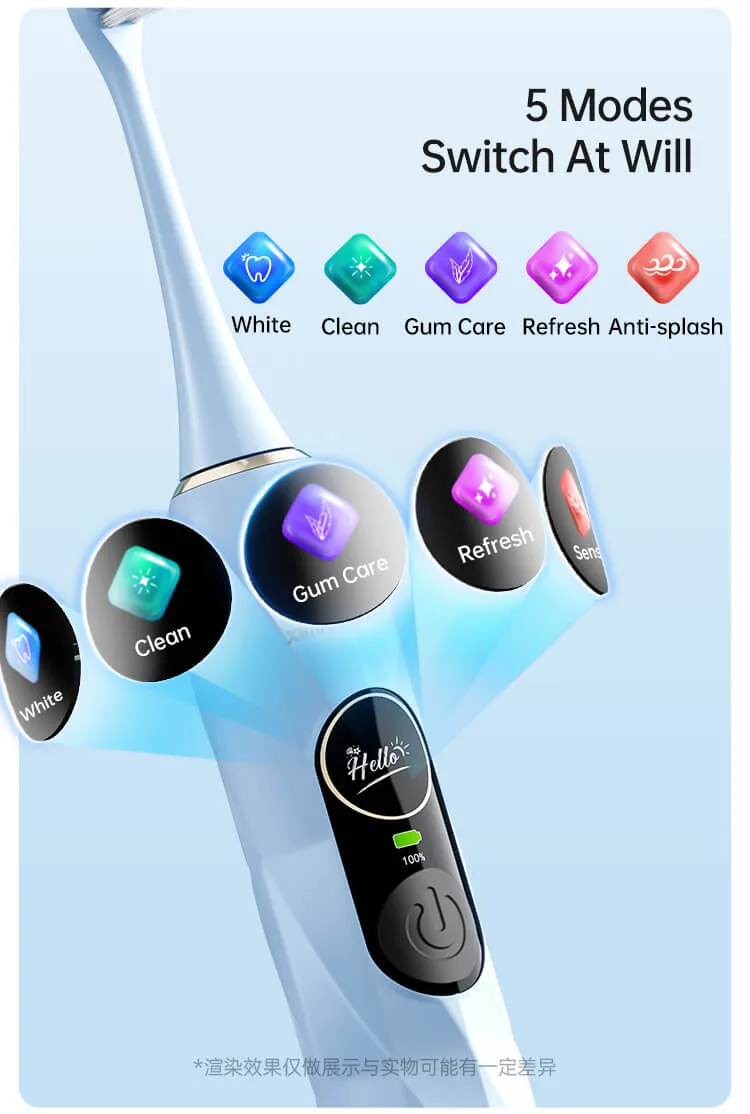 V3 color screen smart electric toothbrush