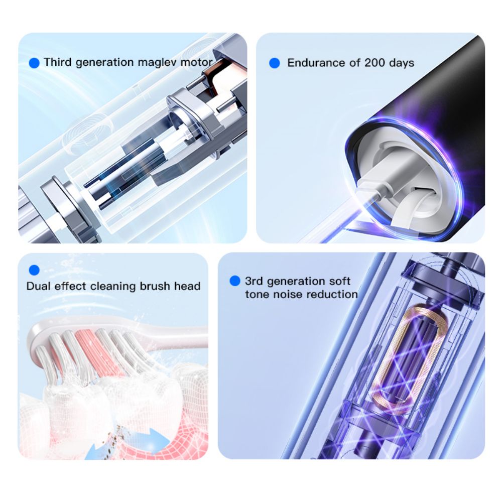 Customized sonic electric toothbrush